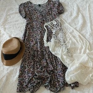 Wild Fable Floral Print Midi Dress